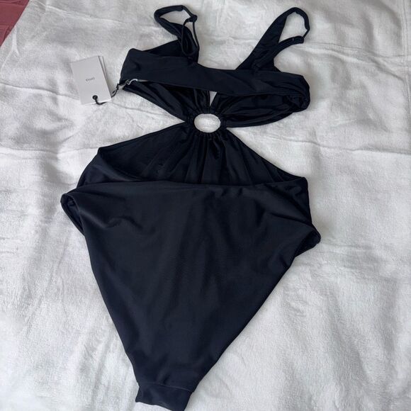 Onia Marisol O-Ring Cutout One Piece Swimsuit Black Size Large - Picture 10 of 10